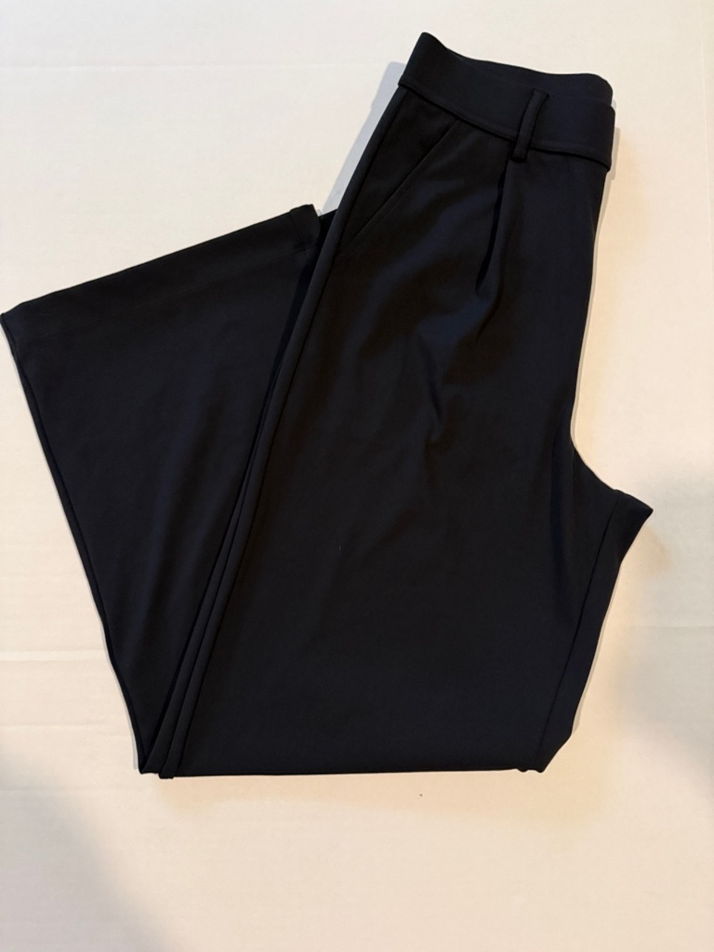 HALARA Black Work Wide-Leg Pants